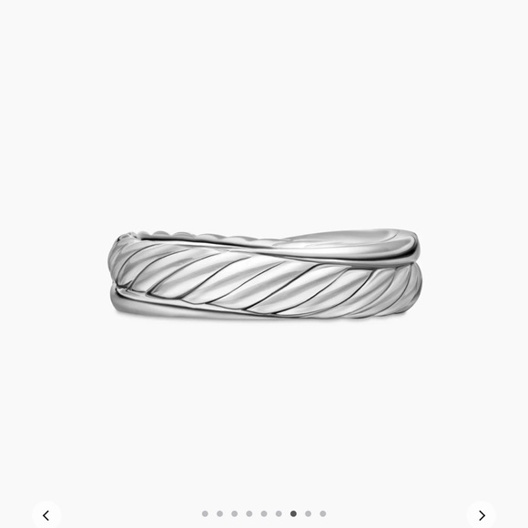 David Yurman cross over ring - Picture 3 of 7